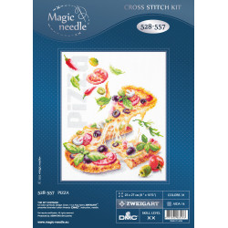 Cross stitch kit  Pizza 23 x 27 cm 528-557