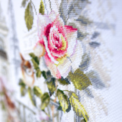 Cross stitch kit  Parisian Morning 30 x 40 cm 528-558