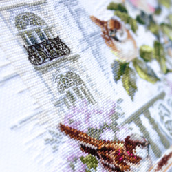 Cross stitch kit  Parisian Morning 30 x 40 cm 528-558
