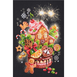 Cross stitch kit  Christmas Sweets 18 x 28 cm 540-673
