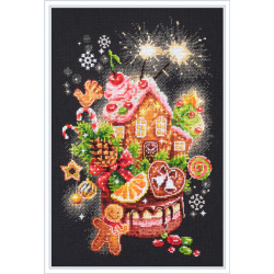 Cross stitch kit  Christmas Sweets 18 x 28 cm 540-673