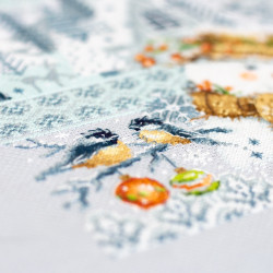 Cross stitch kit  Hello,Winter! 26 x 26 cm 540-701