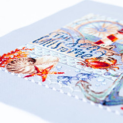 Cross stitch kit  The Sea Calls to Me… 26 x 26 cm 540-702