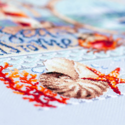 Cross stitch kit  The Sea Calls to Me… 26 x 26 cm 540-702
