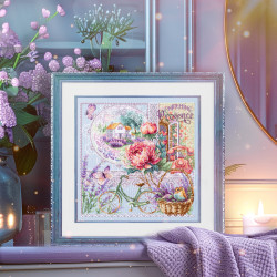 Cross stitch kit  Charming Provence 26 x 26 cm 540-703