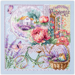 Cross stitch kit  Charming Provence 26 x 26 cm 540-703