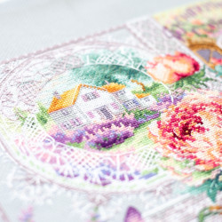 Cross stitch kit  Charming Provence 26 x 26 cm 540-703