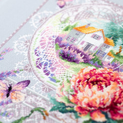 Cross stitch kit  Charming Provence 26 x 26 cm 540-703