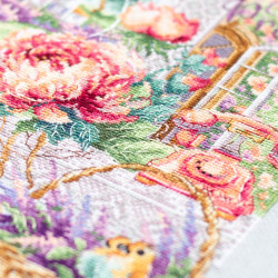 Cross stitch kit  Charming Provence 26 x 26 cm 540-703