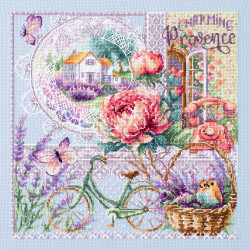 Cross stitch kit  Charming Provence 26 x 26 cm 540-703