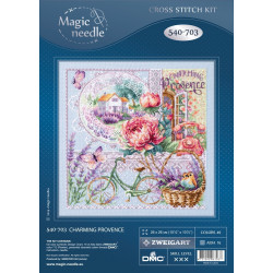 Cross stitch kit  Charming Provence 26 x 26 cm 540-703