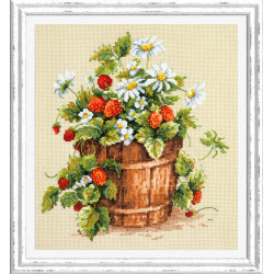 Cross stitch kit  Taste of summer 24 x 26 cm 55-12