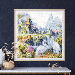Cross stitch kit  Happy Morning 30 x 30 cm 550-756