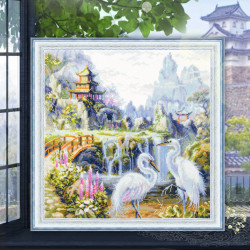 Cross stitch kit  Happy Morning 30 x 30 cm 550-756 MN-550-756