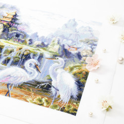 Cross stitch kit  Happy Morning 30 x 30 cm 550-756 MN-550-756