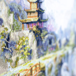 Cross stitch kit  Happy Morning 30 x 30 cm 550-756 MN-550-756