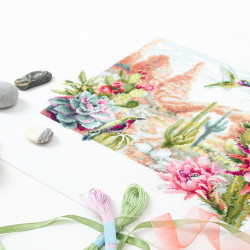 Cross stitch kit  Wild West Flowers 34 x 26 cm 550-758