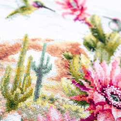 Cross stitch kit  Wild West Flowers 34 x 26 cm 550-758