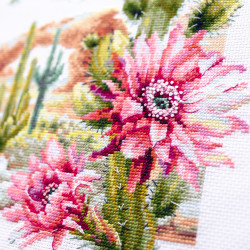 Cross stitch kit  Wild West Flowers 34 x 26 cm 550-758