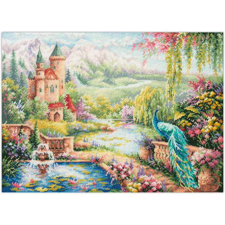 Cross stitch kit  Royal Garden 40 x 30 cm 550-763