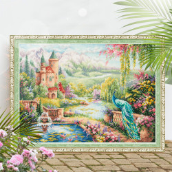 Cross stitch kit  Royal Garden 40 x 30 cm 550-763