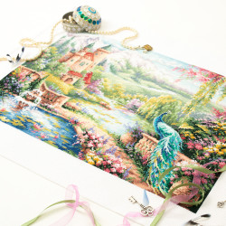 Cross stitch kit  Royal Garden 40 x 30 cm 550-763