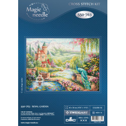 Cross stitch kit  Royal Garden 40 x 30 cm 550-763