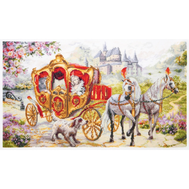 Cross stitch kit  Secret Rendezvous 47 x 27 cm 550-764
