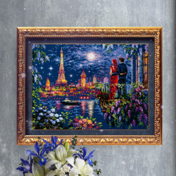 Cross stitch kit  Weekend in Paris 40 x 30 cm 550-766