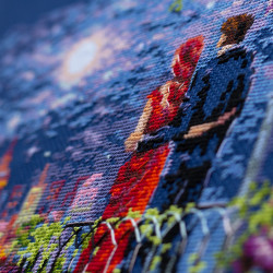 Cross stitch kit  Weekend in Paris 40 x 30 cm 550-766