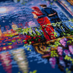 Cross stitch kit  Weekend in Paris 40 x 30 cm 550-766