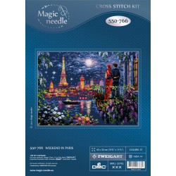 Cross stitch kit  Weekend in Paris 40 x 30 cm 550-766