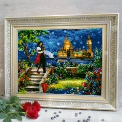 Cross stitch kit  Date in London 40 x 30 cm 550-767