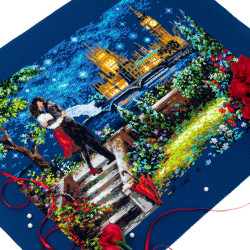 Cross stitch kit  Date in London 40 x 30 cm 550-767