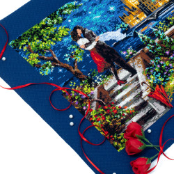 Cross stitch kit  Date in London 40 x 30 cm 550-767