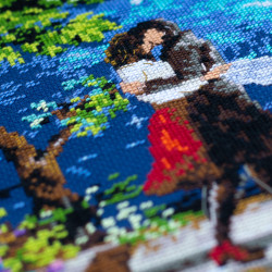 Cross stitch kit  Date in London 40 x 30 cm 550-767
