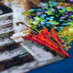 Cross stitch kit  Date in London 40 x 30 cm 550-767