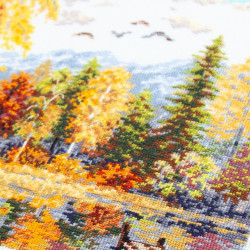 Cross stitch kit  Golden October 36 x 28 cm