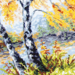Cross stitch kit  Golden October 36 x 28 cm
