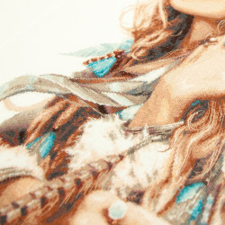 Cross stitch kit  Boho Girl 27 x 43 cm 70-03