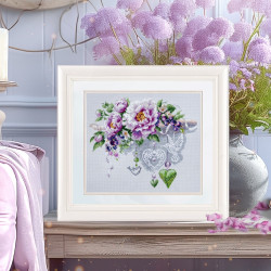 Cross stitch kit  Floral Decor 27 x 23 cm 70-05