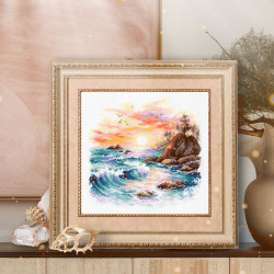 Cross stitch kit  Four Elements 18 x 18 cm 70-07