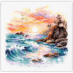 Cross stitch kit  Four Elements 18 x 18 cm 70-07