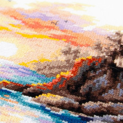 Cross stitch kit  Four Elements 18 x 18 cm 70-07