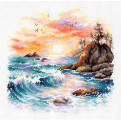Cross stitch kit  Four Elements 18 x 18 cm 70-07