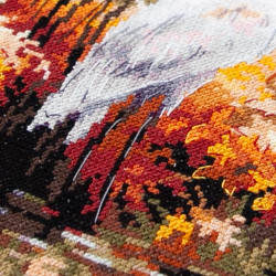 Cross stitch kit  White Heron 26 x 26 cm 70-09