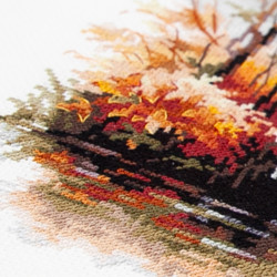 Cross stitch kit  White Heron 26 x 26 cm 70-09