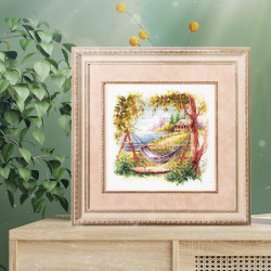 Cross stitch kit  Take Time to Relax 18 x 18 cm 70-10