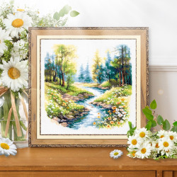 Cross stitch kit  Sounds of Nature 26 x 26 cm 70-12