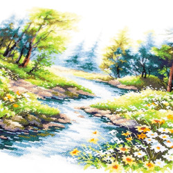 Cross stitch kit  Sounds of Nature 26 x 26 cm 70-12